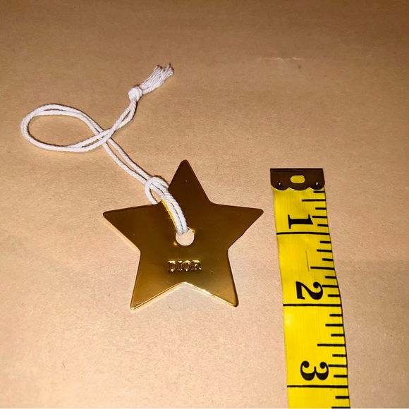 DIOR Gold Star Charm Ornament - Picture 5 of 6